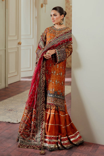 EMBROIDERED NET CH13-01 UNSTITCHED - Baroque