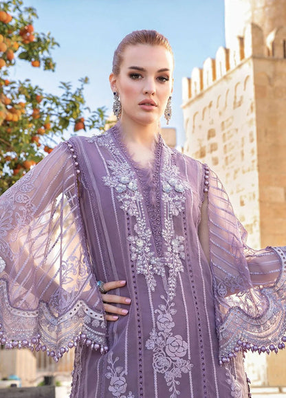 Unstitched 3 Piece MB24LL 1A - Luxury Lawn Collection