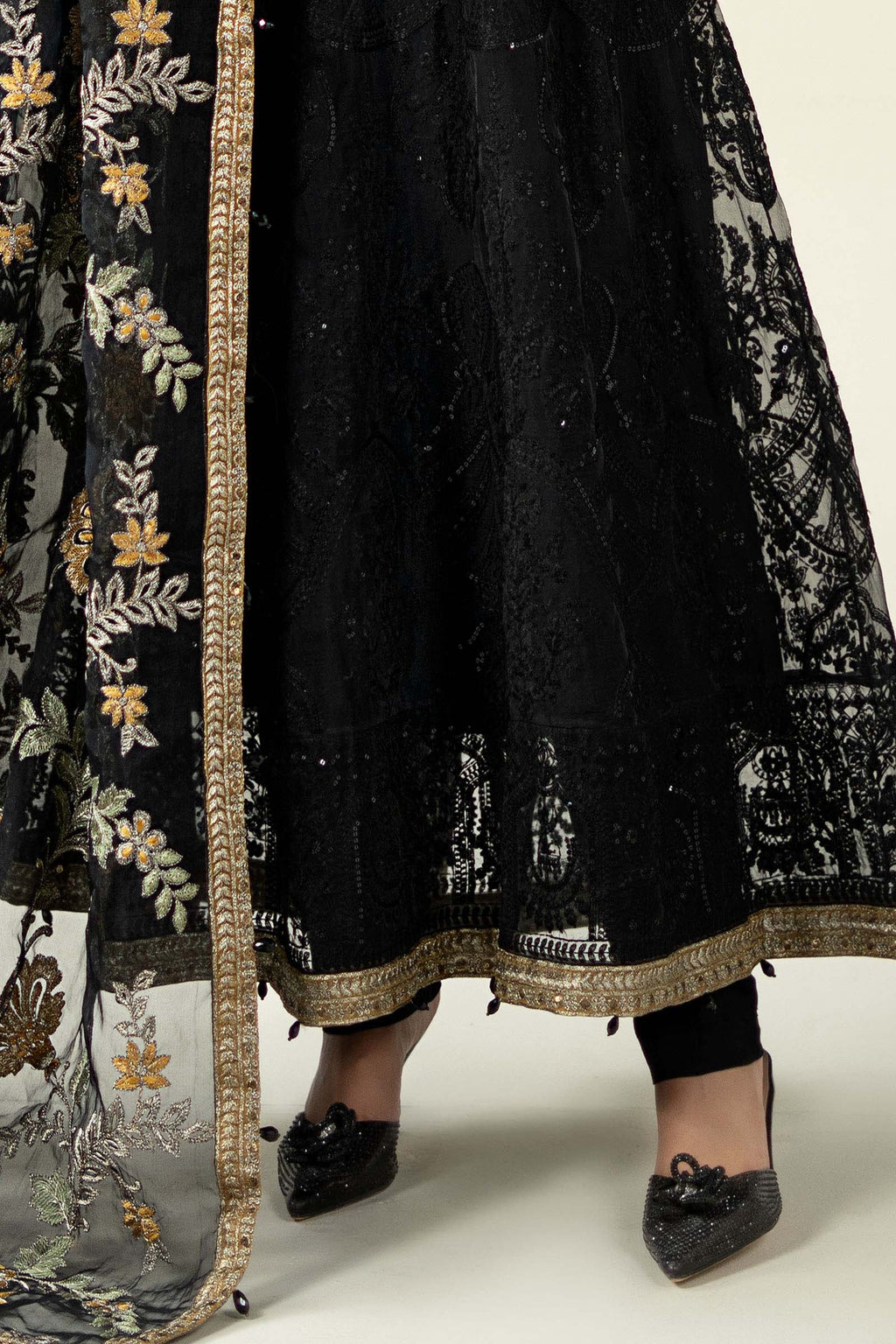 3 Piece Embroidered Suit - Maria B